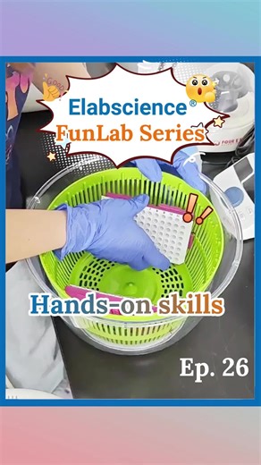 Using a cheap dehydration basket, converted into a high-end lab 96-well plate dehydrator #laboratory #lablife #lifescience #lab #labtok #scitok #biology