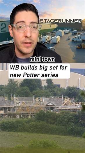 90K views · 329 reactions | The new Harry Potter TV series is building a £1 million mini-town in the UK. Stagerunner's got the scoop! | cheddar news | Facebook