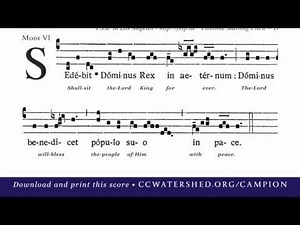 COMMUNION “Sedébit Dóminus” • Feast of Christ the King