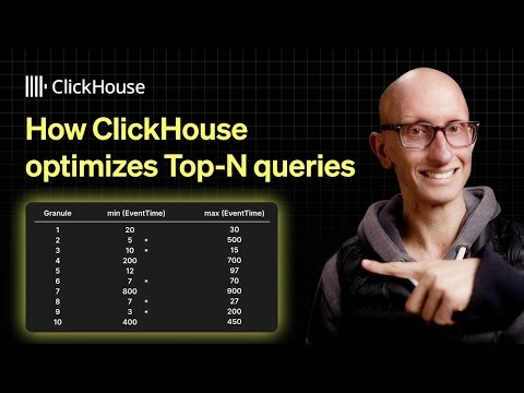How ClickHouse optimizes Top-N queries