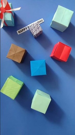 Easy Origami Cube | Simple DIY Paper Cube Tutorial (No Glue Needed)