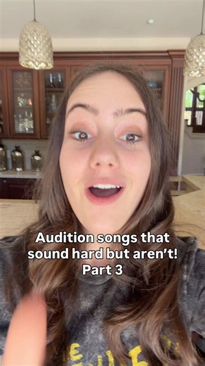 Another round of audition songs that sound difficult but are actually pretty easy to sing!