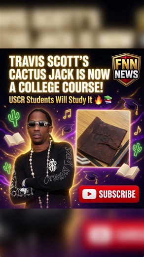 Travis Scott’s Cactus Jack Is Now a Real College Course at USCR 🔥📚