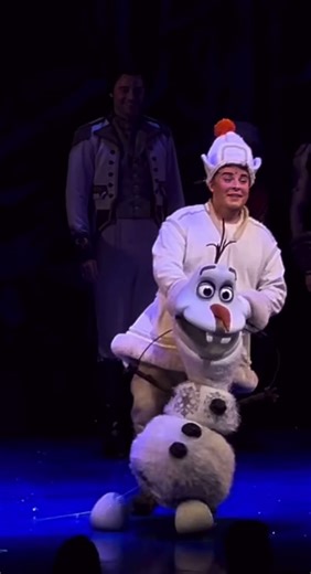 Olaf's Unique Dance Moves in Frozen Musical