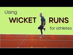 Wicket Runs for Technique and Speed Development. Get Faster using Mini Hurdles