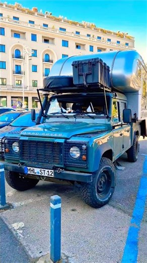 Land Rover Defender Transformat In Camper #Shorts