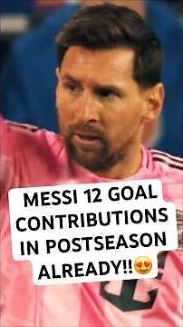 Messi is on a playoffs rampage!😤🔥