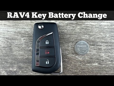 2019 - 2023 TOYOTA RAV4 Key Fob Battery Replacement - How To Change Replace RAV4 Remote Batteries
