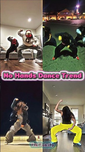 No Hands Dance Trend 🔥🎶 #nohands #dance #trending
