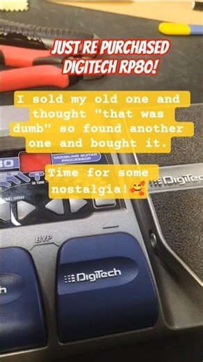 Digitech RP-80 Nostalgia Overdrive #shorts #shortsvideo