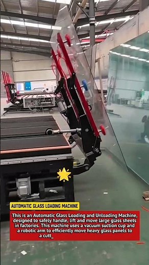 Automatic Glass Loading Machine | Smart Glass Handling Technology.