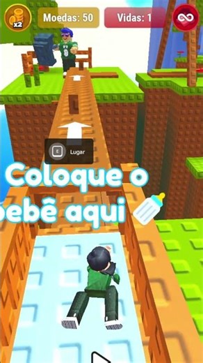 VIREI BEBÊ NO ROBLOX E MEU PAI TEVE QUE ME CARREGAR! 😂👶
