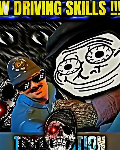 W DRIVER 💀#shorts #trollface