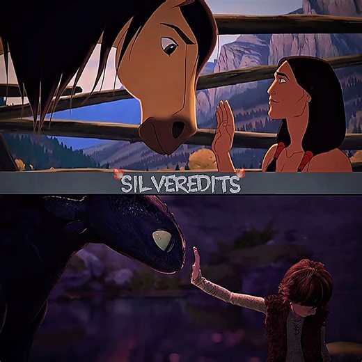 {It’s similar} toothless and spirit edit