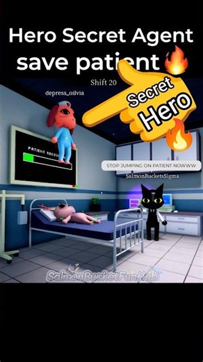 Hero Secret Agent save Patient in animal hospital #animalhospital #roblox #update
