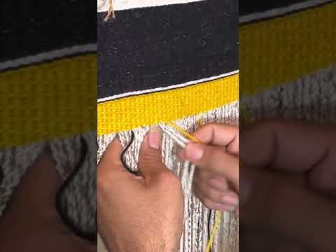 Laine Rinehart (Tlingit) At Work - Two-Strand Twining Technique