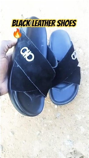 DIY Black Leather Shoes 👞🔥 | From Animal Skin to Luxury Finish