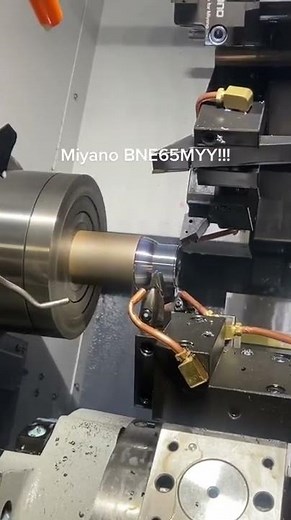 The new Miyano BNE65MYY CNC Lathe is INCREDIBLE!