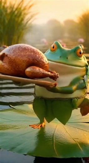 Who’s still hungry? 😂🐸🥧 | Frog Fables