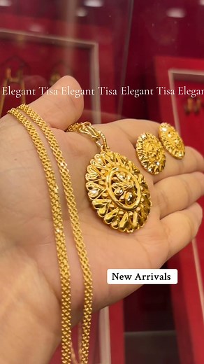 233 reactions · 5 comments | Gold like pendant set is available | Elegant Gahana | Facebook