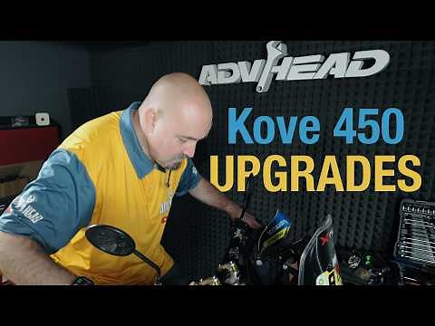 Kove 450 Rally Upgrades Installed in the ADVHead Studio – Uncle Wang shop Parts Fitment