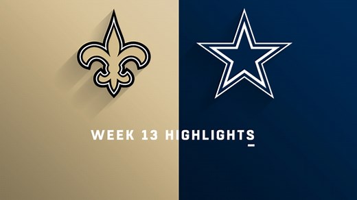 Saints vs. Cowboys highlights | Week 13