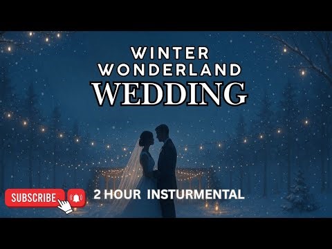 Winter Wonderland Wedding Mix Romantic Winter Lofi & Love Songs 2 Hours of Cozy Background Music