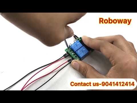 Roboway 2 Channel Wireless Two Button RF Remote and Control Switch Transmitter @roboway_electronics