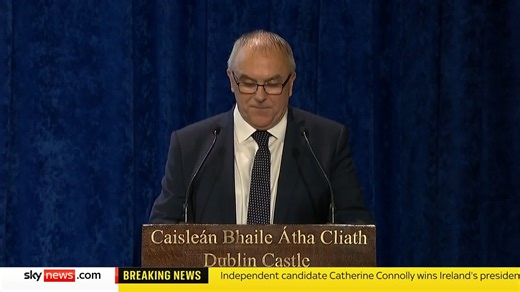 117K views · 1.5K reactions | BREAKING: Catherine Connolly has won Ireland's presidential election with over 914,000 votes, becoming the third woman to hold the position. https://trib.al/MpPVM2r  Sky 501, Virgin 602, Freeview 233 and YouTube | Sky News | Facebook