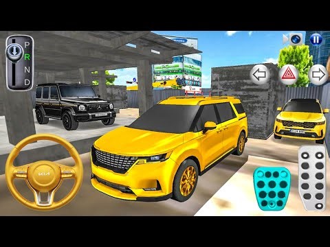 New KIA Carnival Gold Construction in Parking Garage - 3D Driving Class 2026 - Car Game 3D #cargame