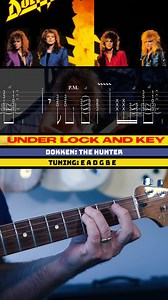 The Hunter guitar riff by Dokken with tabs. | GuitArmy