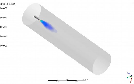 ANSYS Fluent#动网格 CFD仿真#喷嘴移动射流模拟仿真/自进式喷嘴射流钻进模拟仿真/喷嘴自进射流模拟仿真/自进式喷头射流模拟仿真
