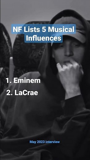 NF: Influenced by These 5 Musicians #nf #interview #nfhope