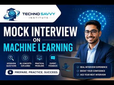 Machine Learning Mock Interview| ML Mock Interview for Freshers#ai #interview #machinelearning