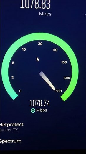 Spectrum gig actually hit 1Gbps!!!!!!
