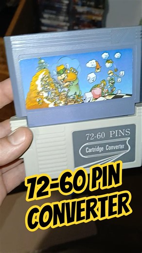 Remember the 72-60 pin converter? #shorts #nes #retrogaming
