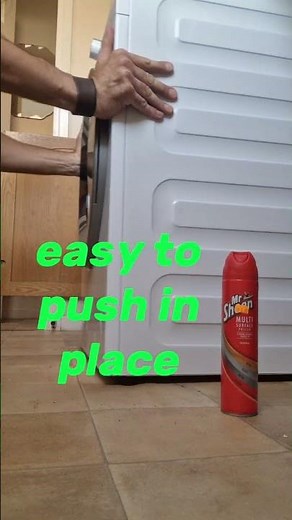 The easy way to move a washing machine!