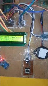 Soldier Health & Position Tracking System using Raspberry Pi Pico with GSM, GPS & SOS Alerts #shorts