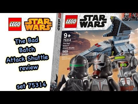 Lego 75314 The Bad Batch Attack Shuttle review!