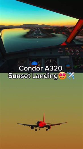 A320 Condor Airlines Landing in Corfu