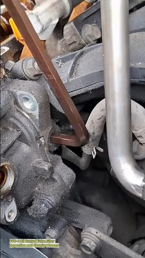 VVT-i Oil Control Valve Filter Inspection and Cleaning Process