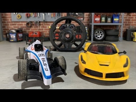 RC High Speed Formula1 Racing Car Vs RC Ferrari Car Unboxing, testing video|kaleemtoytv | #unboxing