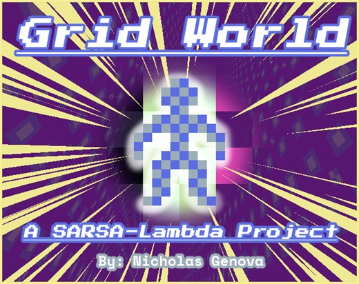 Grid World - A SARSA-Lambda Project by The Tychologist