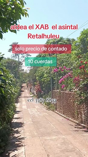 Venta de Terreno en Aldea El Show, Retalhuleu