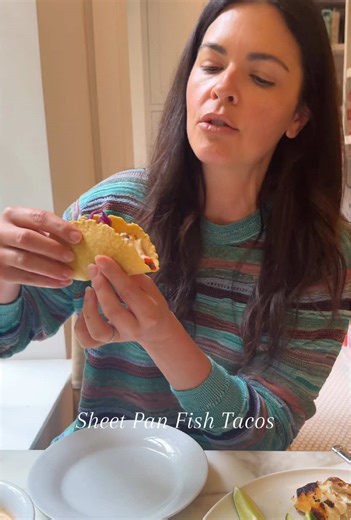 Delicious Sheet Pan Fish Tacos with Creamy Sauce