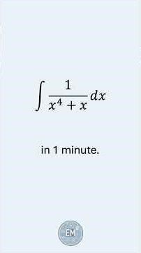 You Can Solve This Integral in 1 Minute #maths #calculus #integration #integral