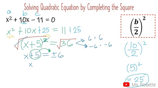 Grade 9 Math: 𝐂𝐨𝐦𝐩𝐥𝐞𝐭𝐢𝐧𝐠 𝐭𝐡𝐞 𝐒𝐪𝐮𝐚𝐫𝐞 Please share this video to your friends! 😍 This might help them in their MATH LESSONS! Subscribe/ Follow for more FREE MATH TUTORIALS YouTube: https://www.youtube.com/c/MsRosette?sub_confirmation=1 TikTok: https://www.tiktok.com/@mathlove.rre Facebook: https://www.facebook.com/mathlove.rre | Math Love