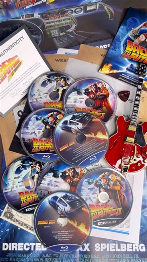 Back To The Future 4K Blu-Ray Gift Set Unboxing #reels #youtubeshorts #4k #love #movie #fun #cinema