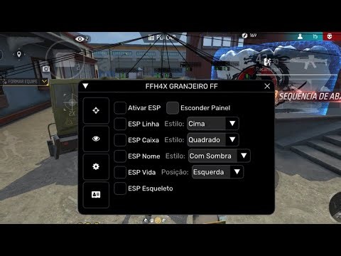 ☠️NOVO PAINEL FFH4X MOD MENU RYAN MODZ HEADTRICK XIT GRATIS ANDROID ANT BAN IOS LINK MEDIAFIRE !!