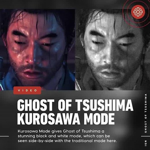 93K views · 2K reactions | Kurosawa Mode gives Ghost of Tsushima another layer of cinematic depth. | IGN | Facebook